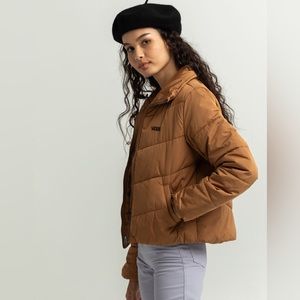VANS - Foundry Puff Jacket - tan/ light brown - size L